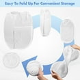 thumbnail image 5 of Miaocao Pop Up Laundry Hamper, 70L Collapsible Mesh Laundry Basket with Side Pocket, Foldable Dirty Clothes Hamper with Sturdy Reinforced Handles for Home Dorm Bedroom Travel Bathroom Storage, Black, 5 of 7