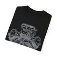 thumbnail image 3 of Retro Classic Car Shows Enthusiasts Graphic Gift Vintage Track Engine Illustration Men Women Unisex Garment-Dyed T-shirt, 3 of 4