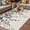 Gray, variant on Blue Grey Eucalyptus Outdoor Rug for Patio/Deck/Porch, Non-Slip Large Area Rug 4 x 6 Ft, Farmhouse Weeping Leaves on Linen Indoor Outdoor Rugs Washable Area Rugs, Reversible Camping Rug Carpet Runner