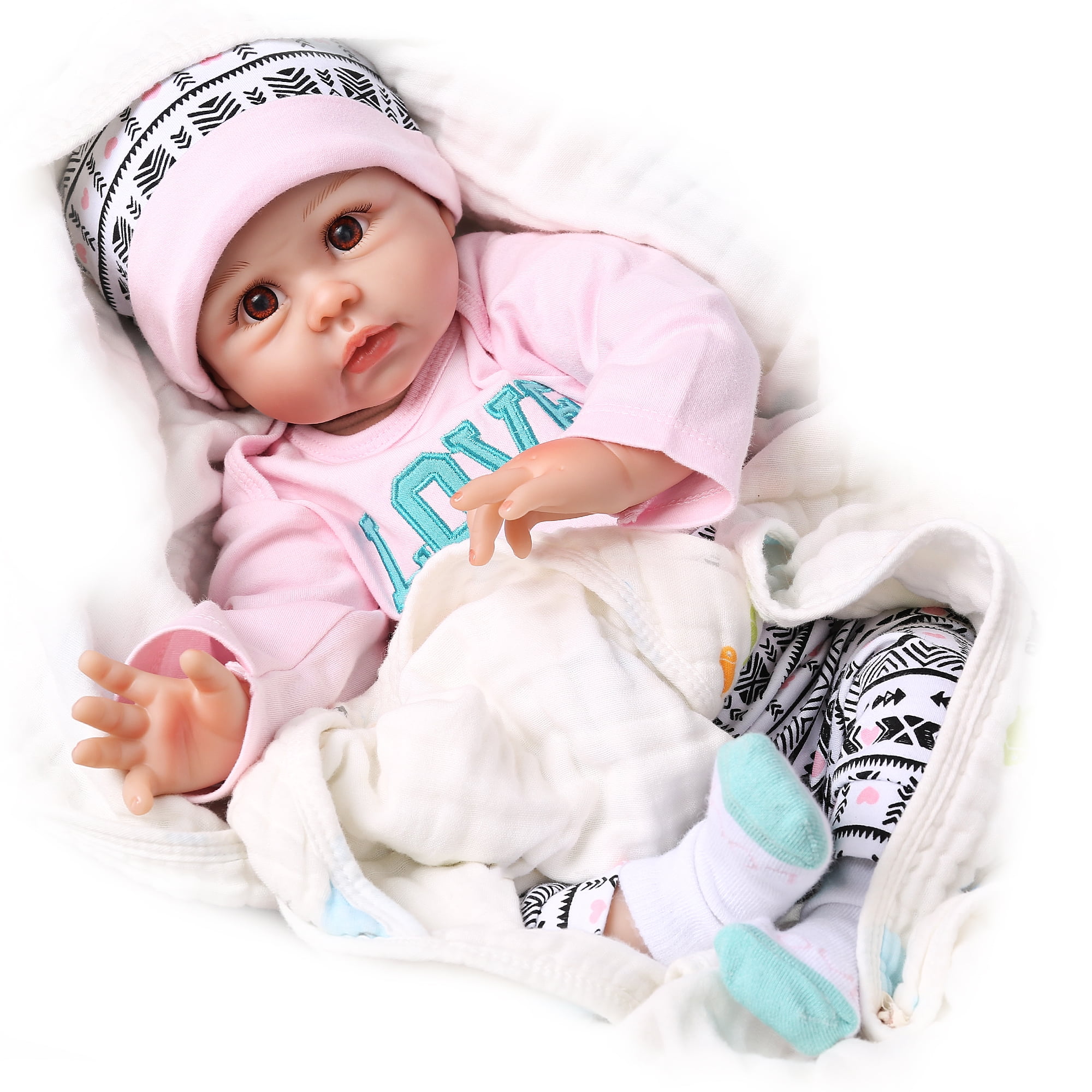 26 Inch 66cm Realistic Lifelike Real Looking Reborn Baby Girl Doll Toddler 