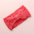thumbnail image 1 of Kmbangi Baby Girl Ribbon Elastic Headbands Bowknot Stretch Turban Head Wrap, 1 of 8