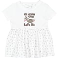 thumbnail image 3 of Inktastic My Memaw and Pepaw Love Me Sloth Girls Baby Dress, 3 of 5