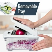 Fullstar - Vegetable Chopper, Food Chopper, Onion Chopper with Container - All-in-1, White