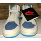 thumbnail image 2 of Ni - ke Ni - ke Air Jordan 1 High Zoom CMFT 2 Shoes Blue Grey Sail DV1307-104 Men's NEW, 2 of 5