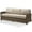Brown and Sand, variant on Afuera Living Transitional Wicker / Rattan Outdoor Sofa in Gray/Weathered Brown