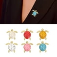 thumbnail image 2 of Misright Elegant Tortoise Brooch User Friendly Jewelry Gift For Birthday Anniversary, 2 of 12