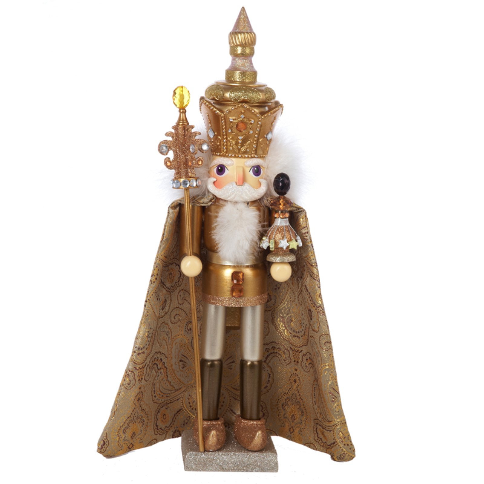 Kurt Adler 18Inch Hollywood Gold King Nutcracker