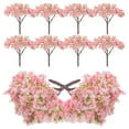 thumbnail image 4 of Raindrops 10Pcs Cherry Blossom Tree Model Pink Plastic for Micro Landscape and Diy Decoration Projects, 4 of 8