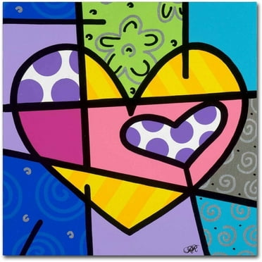 Trademark Fine Art 'Big Heart IV' Canvas Art by Roberto Rafael