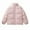 Pink winter jacket men, variant on hlysgo Men's Puffer Jackets no Hood Shiny Full Zip up Quilted Puffy Jacket Men's Winer Coats Heavyweight Thermal Padded Outerwear Coat Coffee XXXL