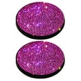 thumbnail image 4 of Kenally Paquete de 2 alfombrillas para portavasos para automóviles, accesorios impermeables, color blanco Rosa 5piezas, 4 of 6