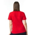 thumbnail image 2 of Gildan Softstyle Women's Pique Short Sleeve Polo Shirt GR648 in Cherry Red, 2XL, 2 of 5