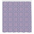 thumbnail image 3 of Ambesonne Abstract Shower Curtain, Flower Inspired Shapes, 69"Wx70"L, Blue Violet Mint Green, 3 of 3