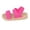 Hot Pink, variant on Women's Platform Roman Sandals 2026 Open Toe Slip On Comfortable Flatform Beach Shoes for Summer Walking Beige 5.5 Wide