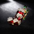 thumbnail image 4 of Cateissary Decorado Árbol de Navidad Botas de Papá Noel Muñeco de nieve Campana Broche Bufanda Collar Solapa Broche de Navidad Regalo de niña Kits de decoración para fiestas No.72 Cateissary JR0793-72, 4 of 6
