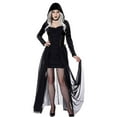 thumbnail image 2 of Tejiojio Summer Clearance Woman Fashion Solid Costume Adult Witch Skirt Dress, 2 of 9