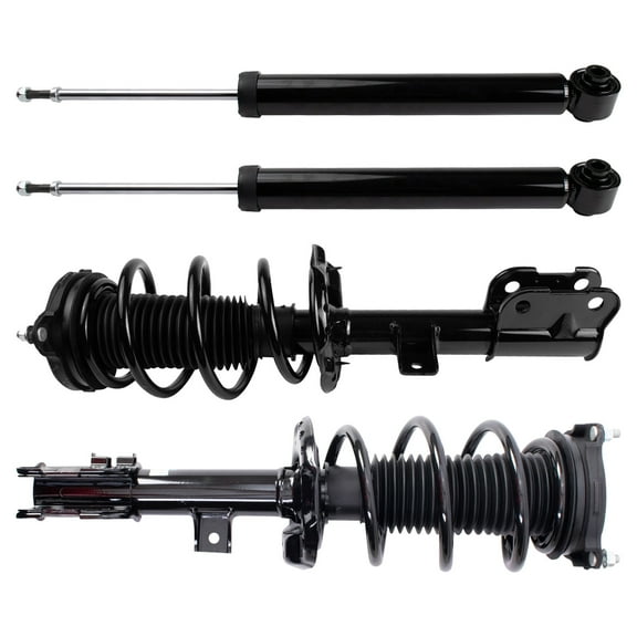 TRQ Front and Rear Complete Strut Assembly & Shock Absorber Kit Complete Strut & Coil Spring Assembly Fits Select 2016-2020 Kia Sorento