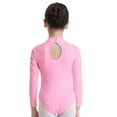 thumbnail image 5 of vastwit Long Sleeve Gymnastics Leotards for Kids Girls Ballet Dance Athletic Jumpsuit Dancewear Pink M, 5 of 7