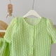 thumbnail image 2 of Jumpingount Conjunto de camisas y ropa para niñas, pantalones duraderos atractivos transpirables de poliéster de verano, conjunto para niños, conjuntos de ropa verde 100cm, 2 of 6