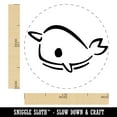 thumbnail image 2 of Sweet Narwhal Unicorn of the Sea Self-Inking Rubber Stamp Ink Stamper - Fuchsia Ink - Medium 1 Inch, 2 of 7