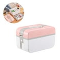 thumbnail image 2 of CIMAXIC Emergency Medicine Case Plastic High-capacity Multi-functional Medicine Box Storage Box (Random Color, Size M),9.25"X5.71"X5.31", 2 of 5