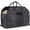 Gray, variant on Chrome Red Wax Canvas Log Carrier Tote, Firewood Holder for Fireplace, Camping, BBQ