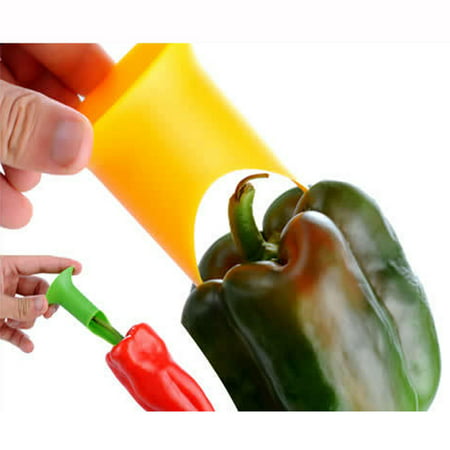 2pcs New Utility Chili Peppers Seed Tomatoes Core Separator Device Kitchen