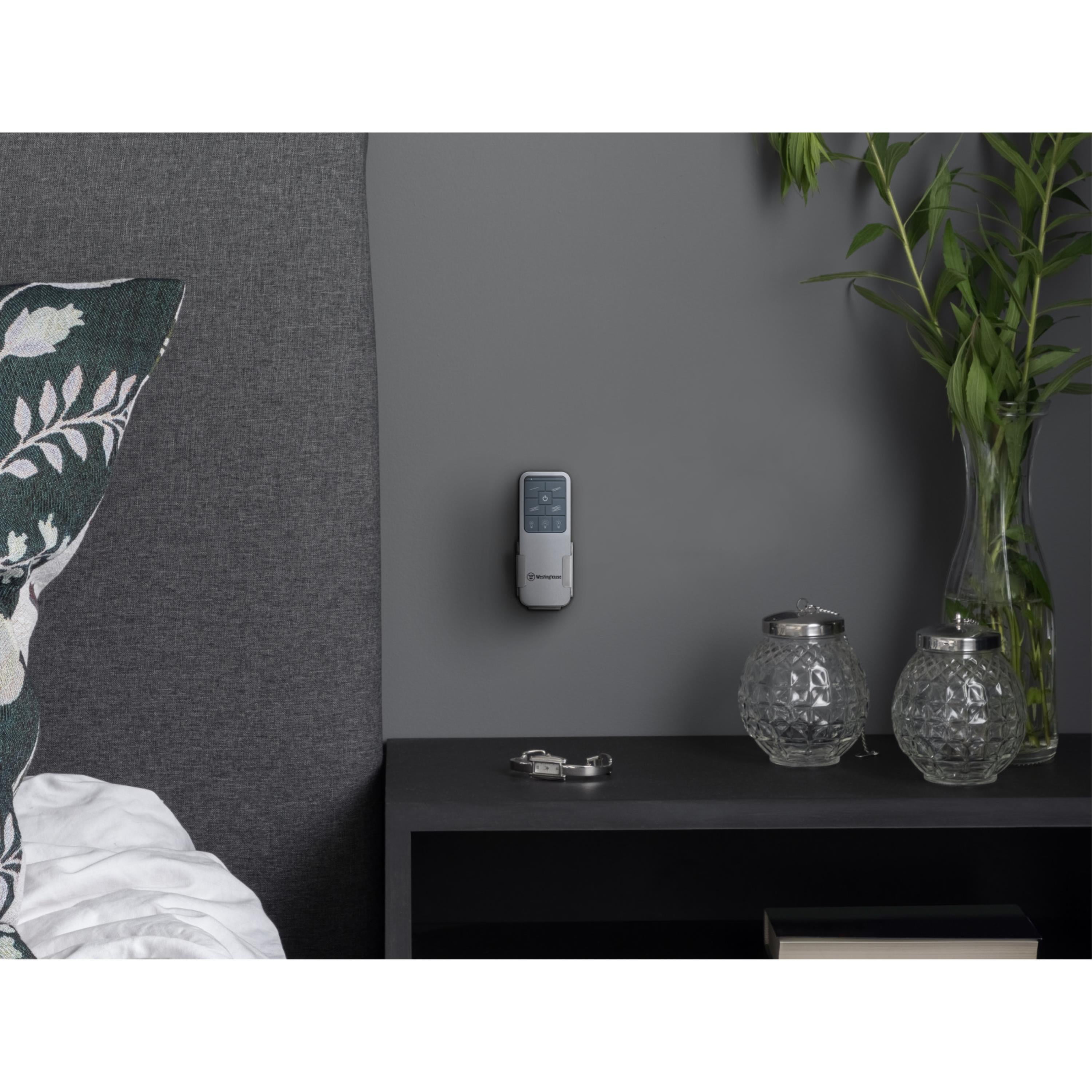 Westinghouse Lighting Ceiling Fan and Light Remote Control, 4 Fan Speeds and On/Off/Dimmer