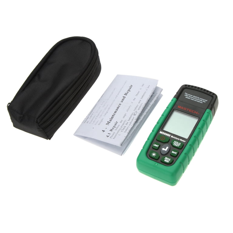 Mastech MS6900 Professional Mini Digital Moisture Meter Humidity Tester with LCD Display - Walmart.com