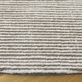 thumbnail image 3 of SAFAVIEH Audrey Mirjana Striped Area Rug, Ivory/Dark Grey, 6' x 6' Round, 3 of 7