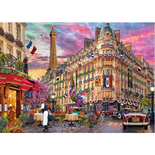 Rompecabezas Ceaco David Maclean Cities Bonjour Paris 1000 piezas