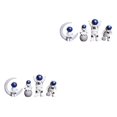 thumbnail image 1 of Toystoory 4Pcs Astronaut Statue Outer Space Spaceman Decor Home  Figurine Type1, 1 of 1
