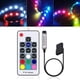 thumbnail image 4 of DC12V 4Pin Lámpara Computadora RGB LED Tira de luz Inalámbrico RF 17 Controlador de teclas, 4 of 5