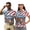Retro 250th Anniversary Eagle, variant on Garronmavis Patriotic Star Matching Golf Shirts for Couple Lightweight Mens Hawaiian Shirt Summer Lapel Business Casual Office Work Dress T Shirts Keep Cool in Hot Weather