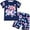 Navy unicorn, variant on ATAIKU 3-8Y Soft Pajamas for Little Girls - Dinosaur Summer Short Sleeve PJ Set Kids Clothes