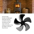 thumbnail image 3 of Durable Lightweight Stove Fan Blade, 5 Blade Design Enhances Air Circulation, Improves Heating Efficiency, Simple Installation, 3 of 8