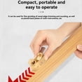 thumbnail image 2 of 5PCS Woodworking Finger Plane Cutter Copper Stainless Steel Luthier Tool Set for DIY Wooden Instruments,5pcs x Violin Planes,Gold, 2 of 8