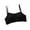 Black, variant on Mrat Seamless Sports Bras for Women Womens Adjustable Spaghetti Strap Sports Bra Back Wireless Workout Padded Yoga Bra Cropped Tops Seamless Sports Bras for Lady S-129 White M