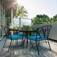 thumbnail image 6 of Four Seasons Courtyard Clearwater 5 Piece Stacking Chairs Patio Dining Set, 6 of 6