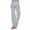 Gray, variant on Womens Cargo Pants with Pockets Autumn Women Workout Out Leggings Stretch Waist Button Pocket Yoga Gym Loose Pants