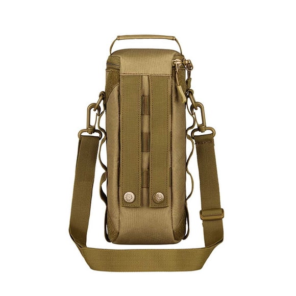 Advancent Bolsa de agua de 1000ml para montañismo, soporte para hervidor de agua, paquete para deportes al aire libre, subpaquete de doble Escalada Marrón