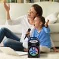 thumbnail image 1 of ¡Gran oferta! Altavoz Bluetooth portátil con micrófono, doble subwoofer de graves potentes, altavoz inalámbrico Bluetooth 5.0 de 30 metros para exteriores, luces LED de colores, sonido, 1 of 8