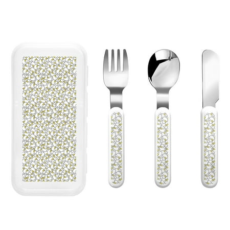 

Qokaie Ducky for Stainless Steel Kids Silverware Set - Children’s Utensil Set - Children s Knife Fork And Spoon Set