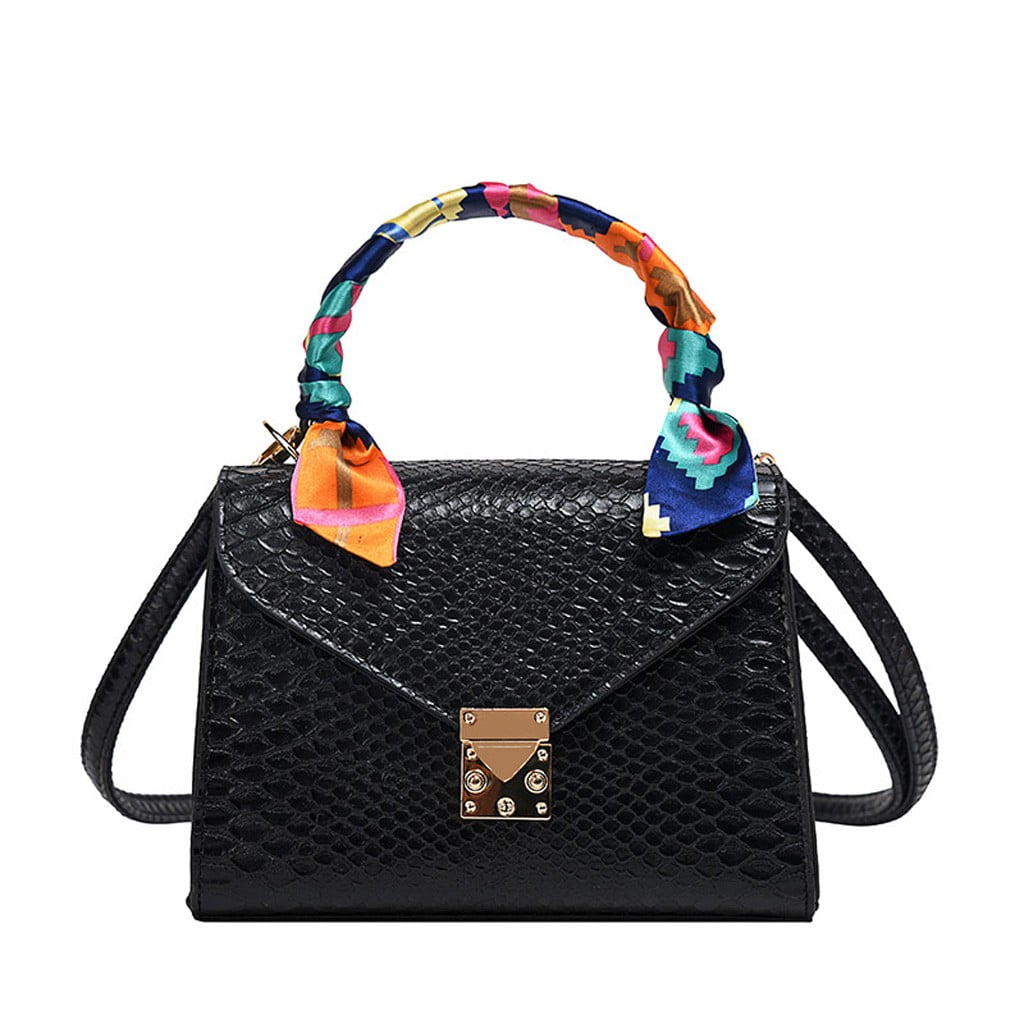 Details about   Women Shoulder Bag High Quality Snake Pattern Fashion Design Women Messenger Bag 