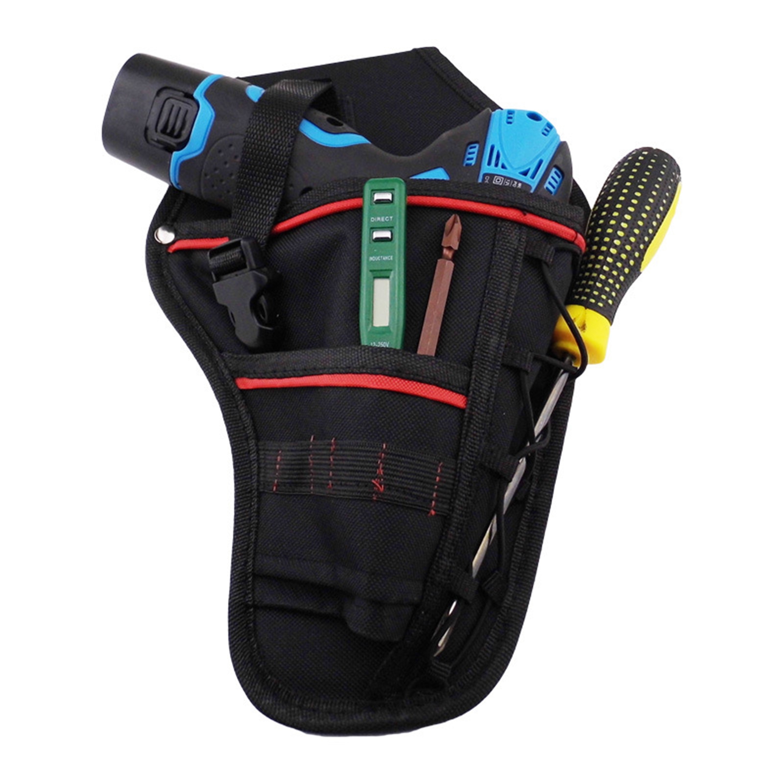 Shenmeida Tool Bag, Tradesman Drill Pouch, Drill Holster with Pockets