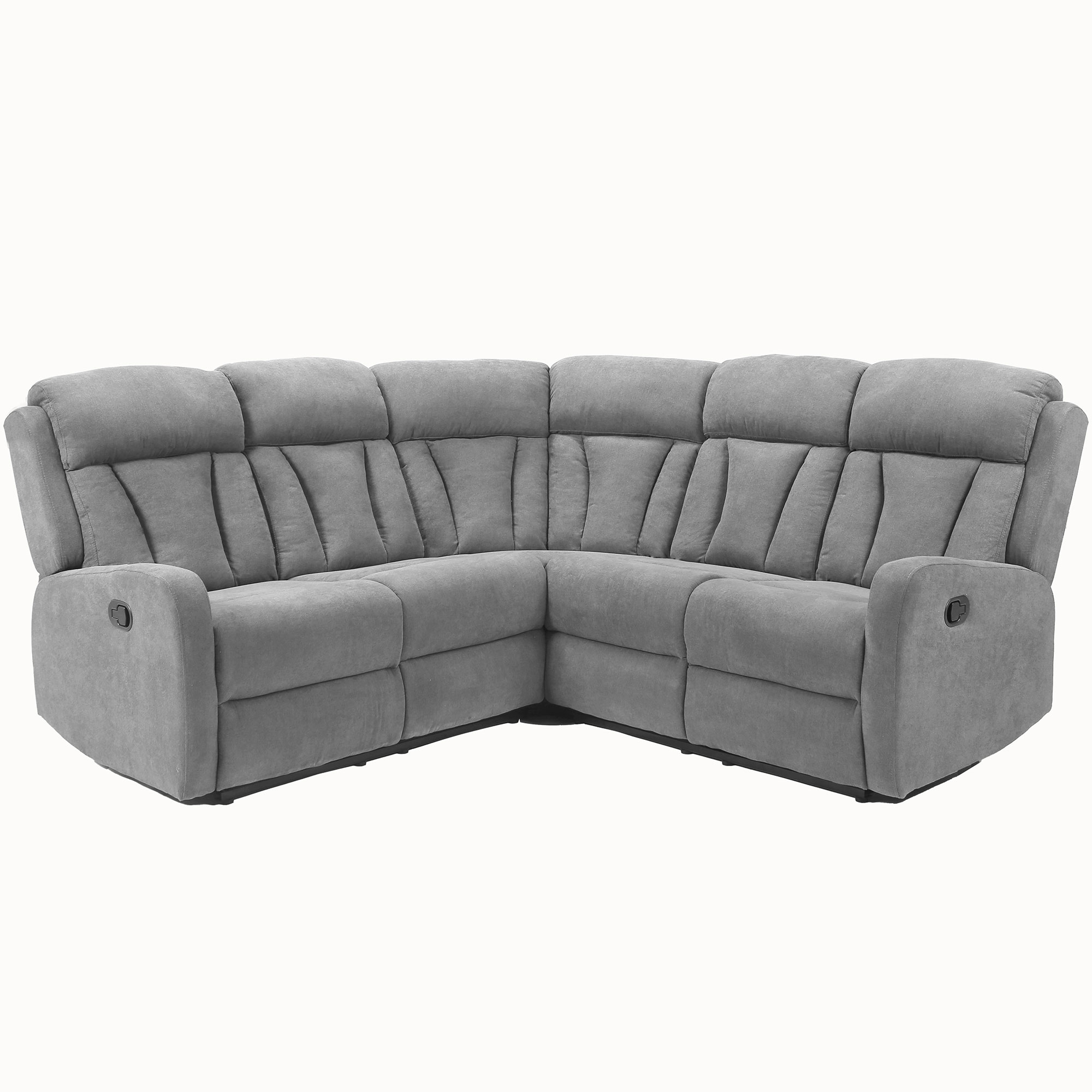 Buy Modstyle Manual Reclining Sectional Sofa Set for Living Room, Gray