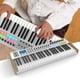 thumbnail image 1 of Controlador MIDI WORLDE P-49 Pro de 49 teclas con pantalla LCD, pads RGB y perillas personalizables, panel de aluminio cepillado, color plateado., 1 of 7
