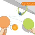thumbnail image 6 of 2 Set Hanging Table Tennis Trainer Portable Set, Door Pong Game, Doorway Game Pingpong Trainer, Table Tennis Exerciser Set with Racket and Balls, Adjustable Hanging Table Tennis Trainer for Home, 6 of 9