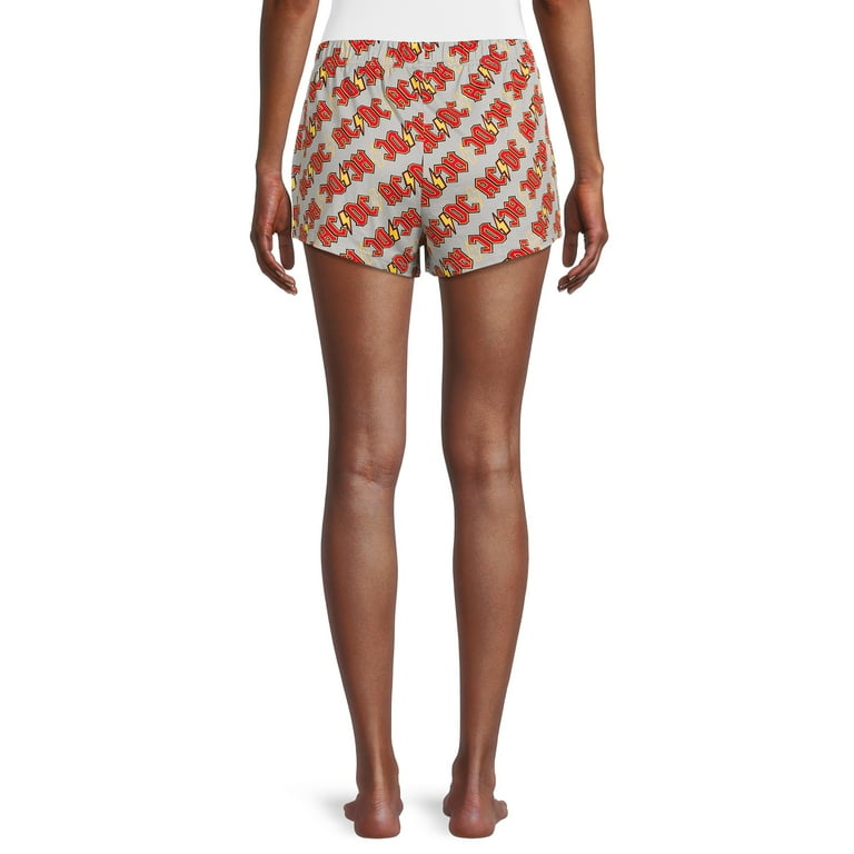 AC DC Women s Boxer Shorts 2 Pack Walmart