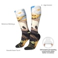 thumbnail image 4 of Naloa Clear Sky Cute Sunflower Panda Thigh High Socks Extra Long Stretchy Sock Women Over Knee High Opaque Stocking Daily Wear, 4 of 6